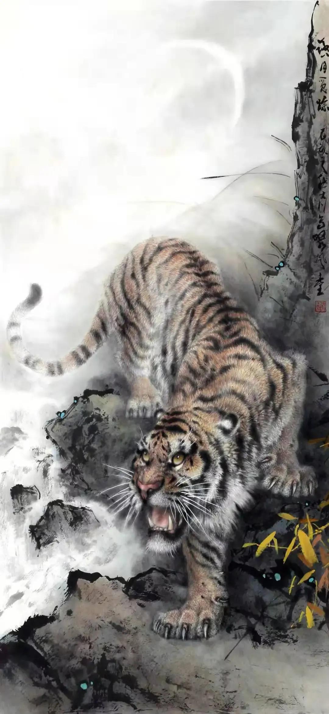 猛虎潜深山长啸自成风出自哪里,猛虎潜深山长啸自生风打一生肖