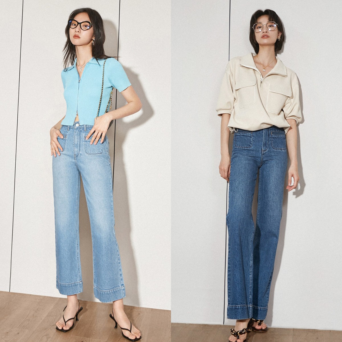 小个子胯宽没屁股适合穿的裤子,大腿粗假胯宽穿什么裤子才能瘦