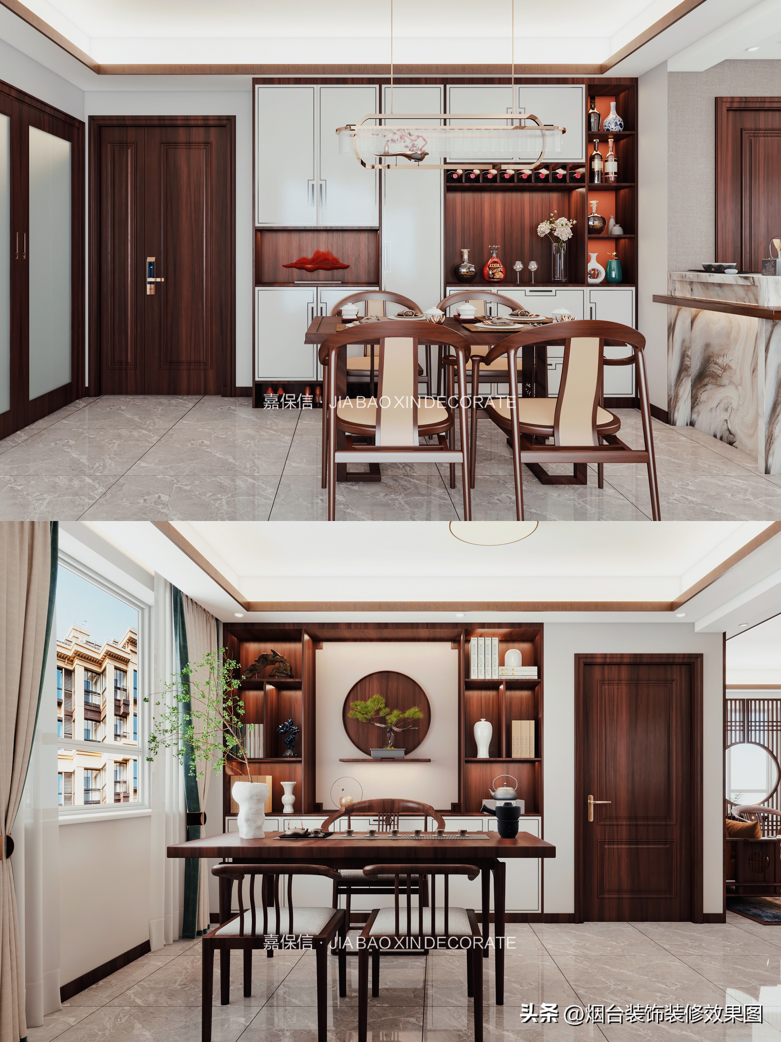 汤泉世家140平样板间,汤泉世家213平米别墅装修