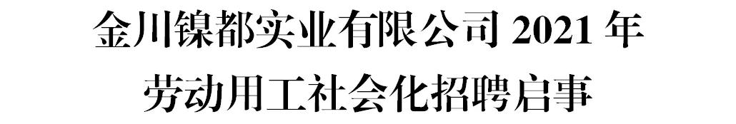 甘肃金川集团劳务招聘,金川集团招聘2023社会招聘