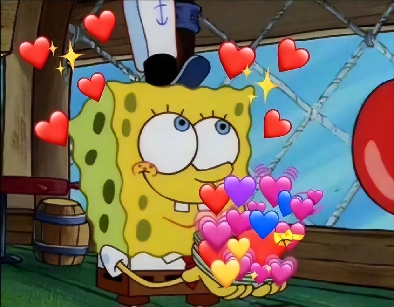 爱心动物表情包,拒绝爱心表情包