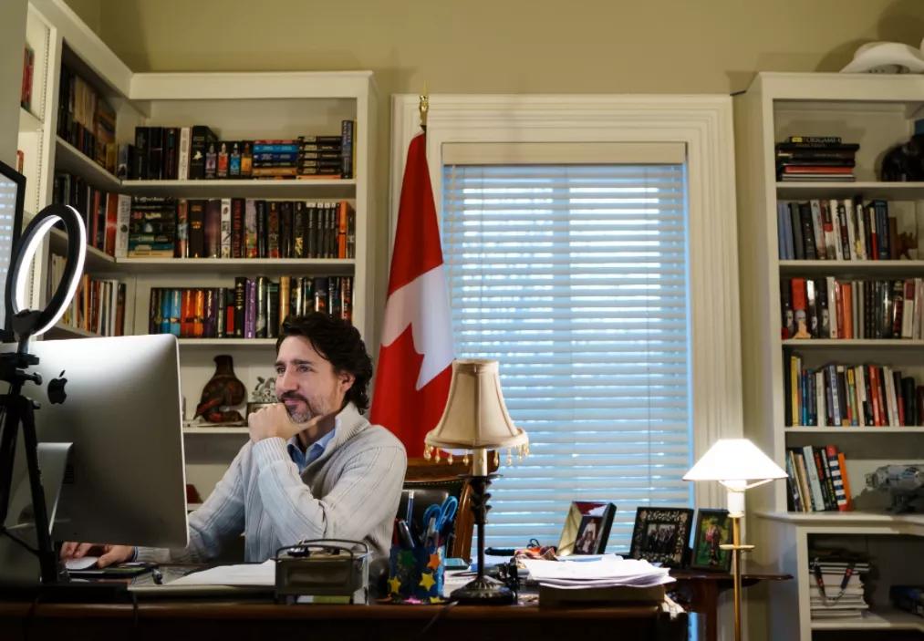 特鲁多个人图片,特鲁多贺新年