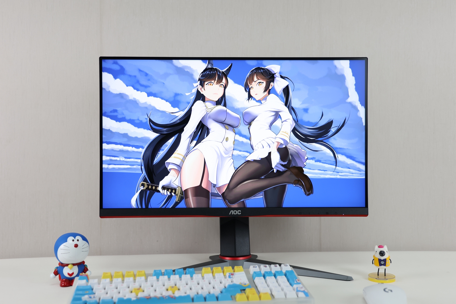 aoc显示器1080p小钢炮,小屏幕高分辨率的显示器