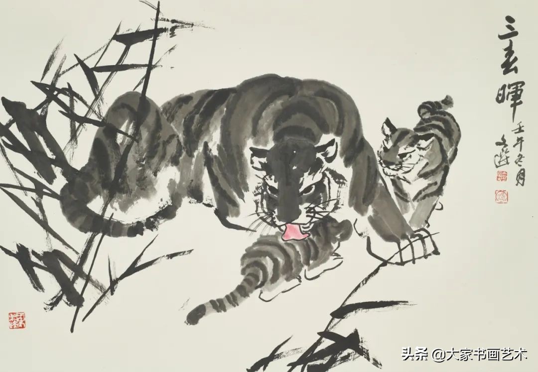 大家书画作品视频,汤立大写意花鸟画展