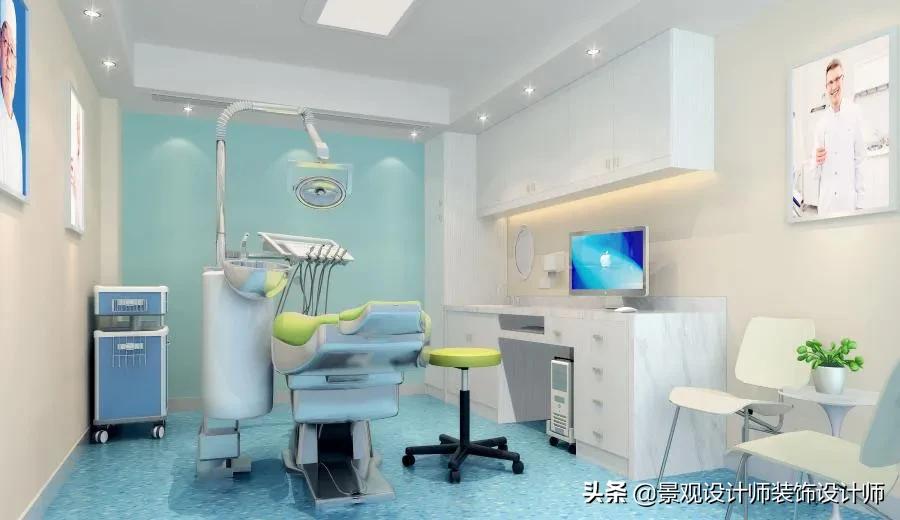顶级口腔诊所设计图,120平口腔诊所设计案例