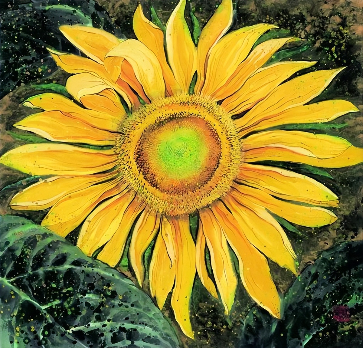 国画的神韵，西画的写实