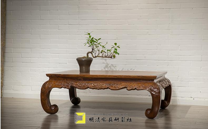 传统木匠炕桌,懒人桌实木