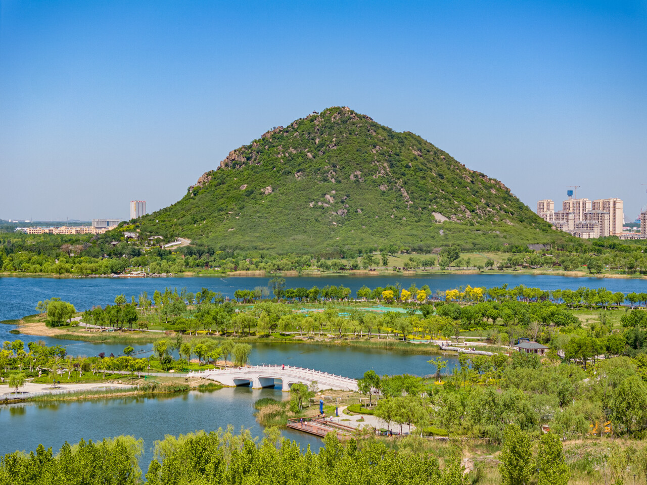济南西部湿地公园旅游攻略,济南春游的好去处湿地公园