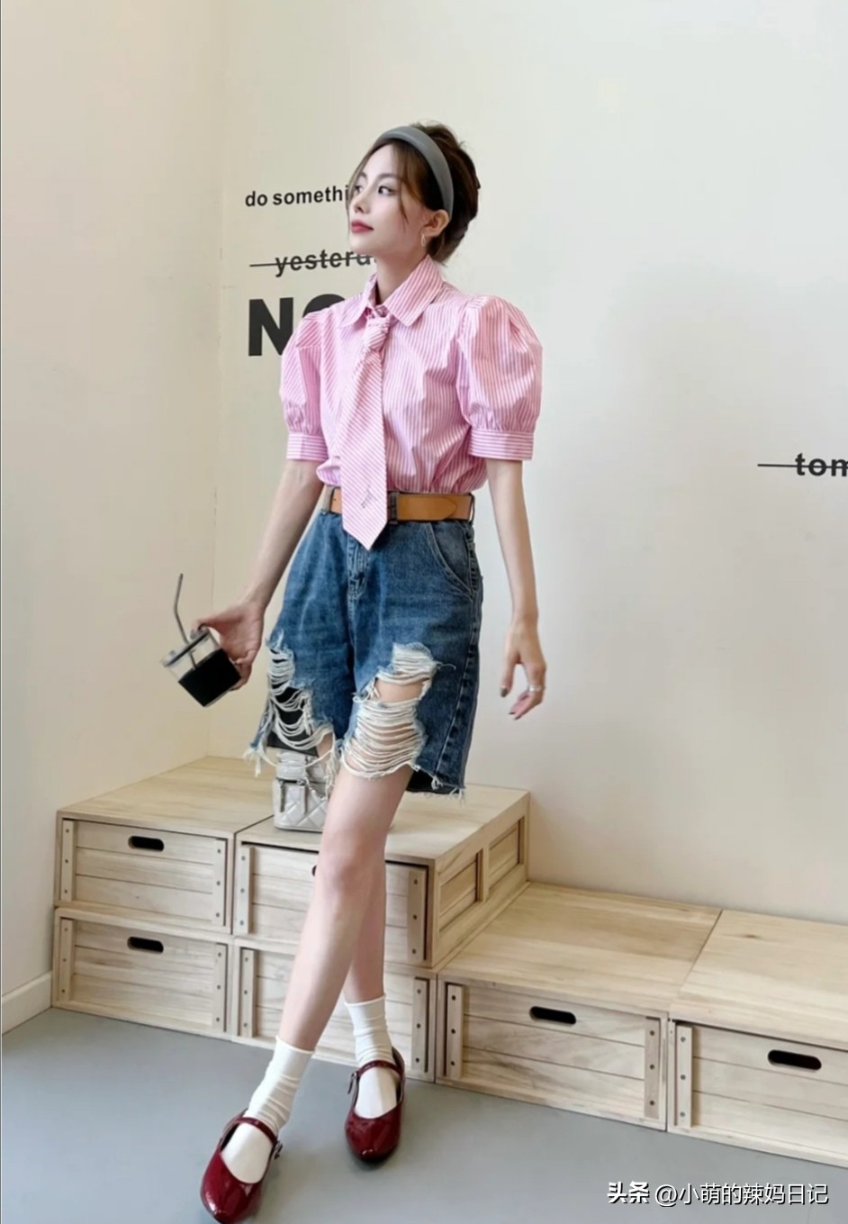 裤型很好的老爹裤,爷爷款裤子推荐