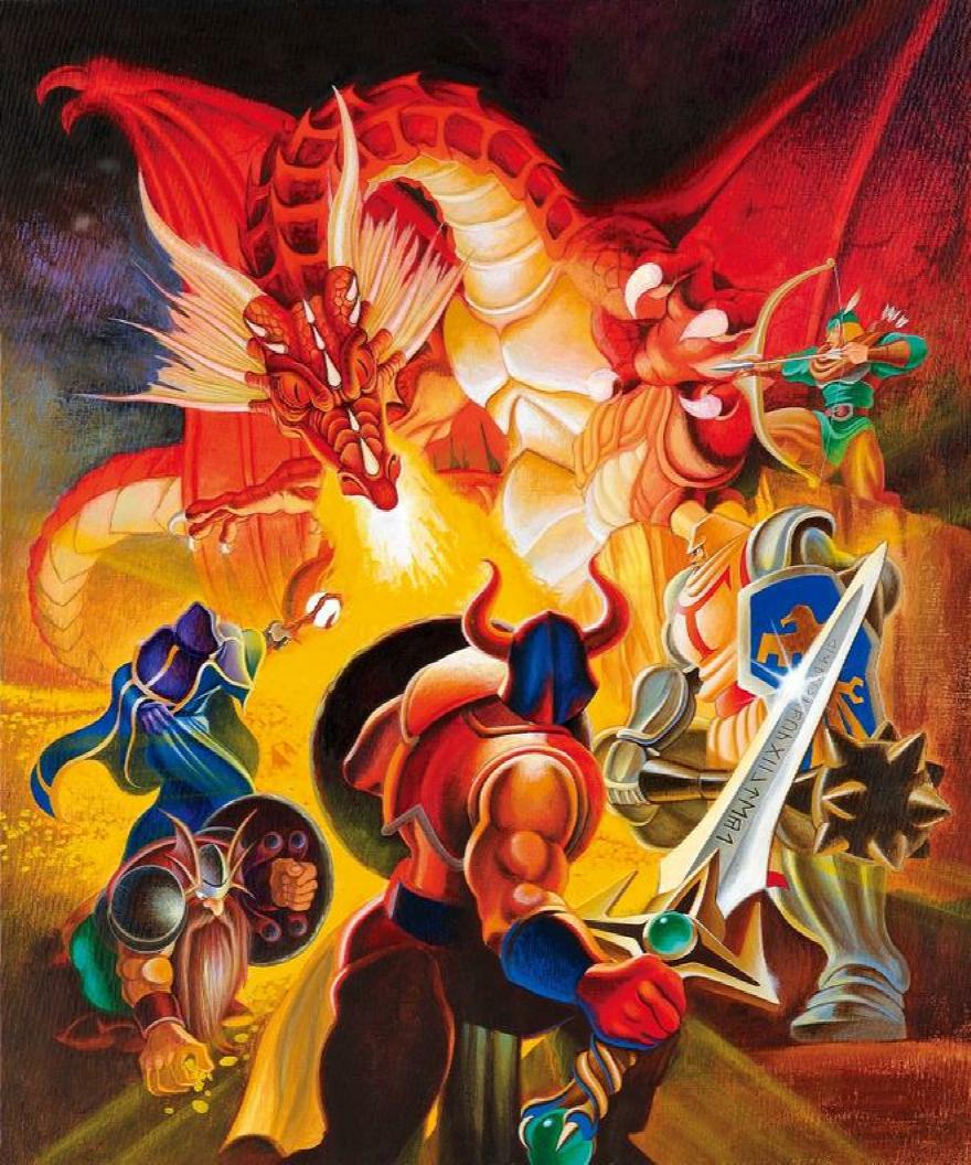 十大经典街机游戏龙神,90年代经典街机龙王战士