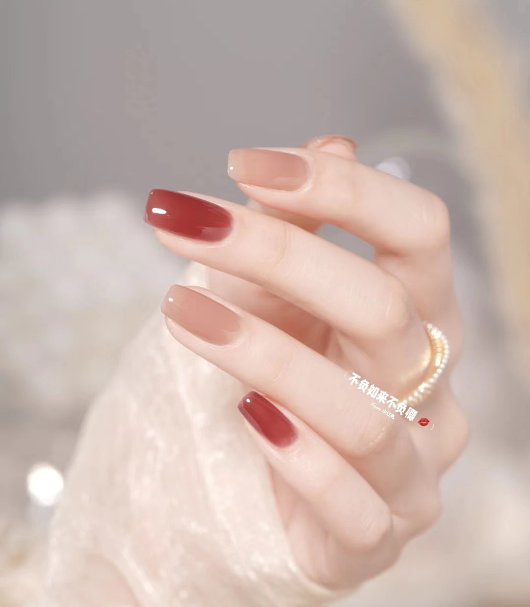 过年短指甲美甲图片大全,短指甲做长美甲疼吗