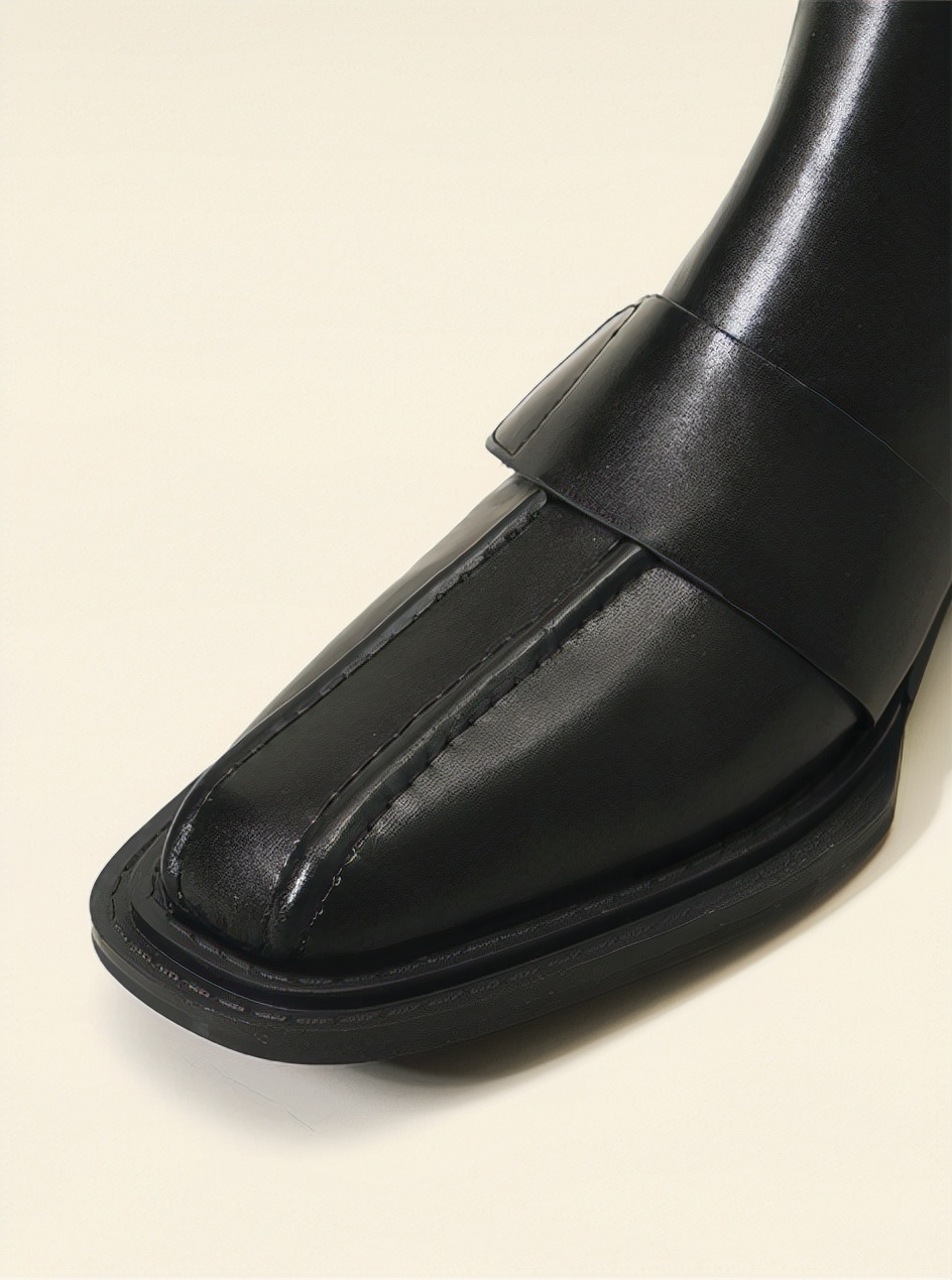 大衣穿搭直筒裤靴子,冬天搭配靴子要穿几分裤