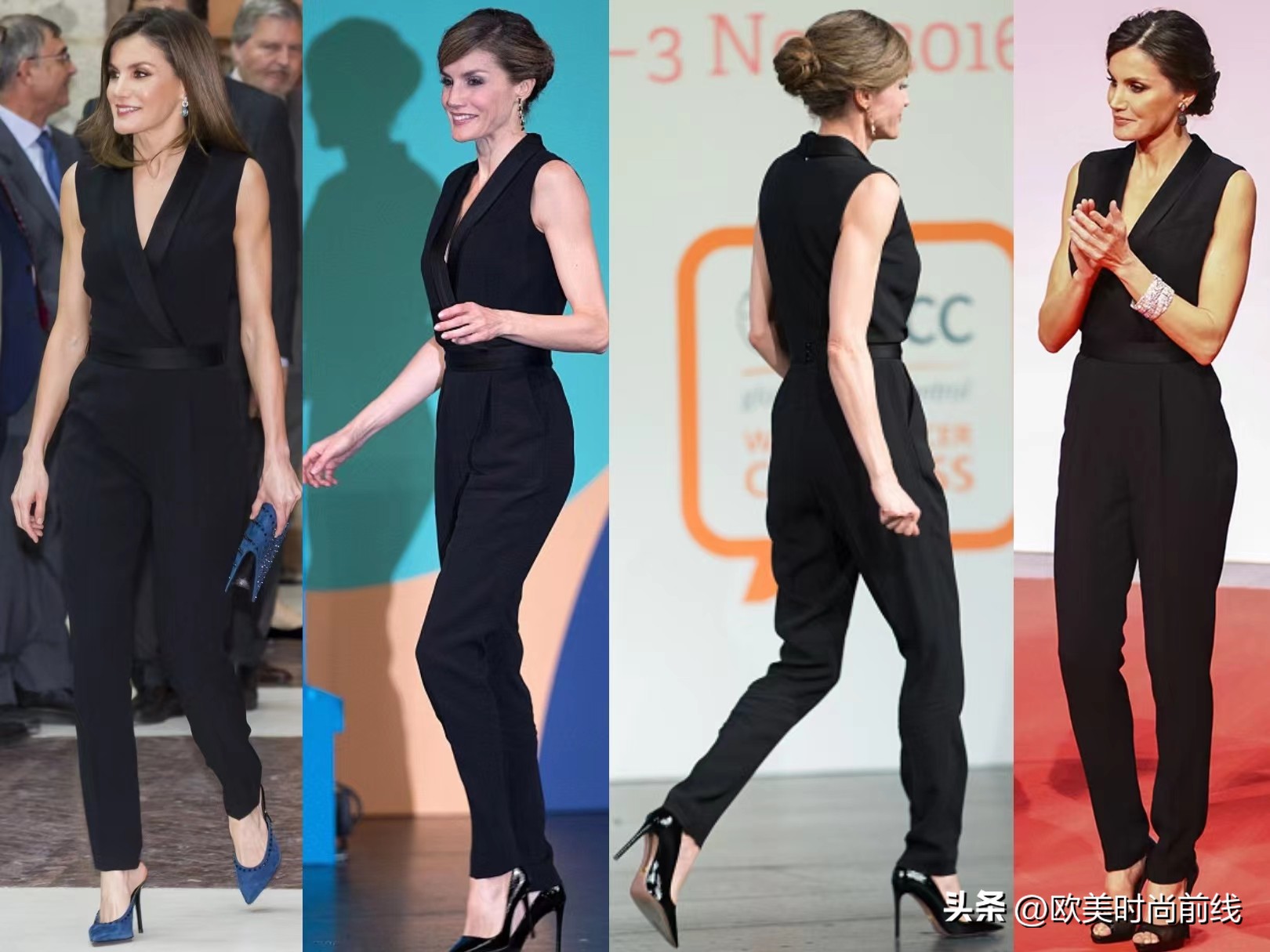 西班牙王后穿什么裤子好看,西班牙王后穿阔腿裤