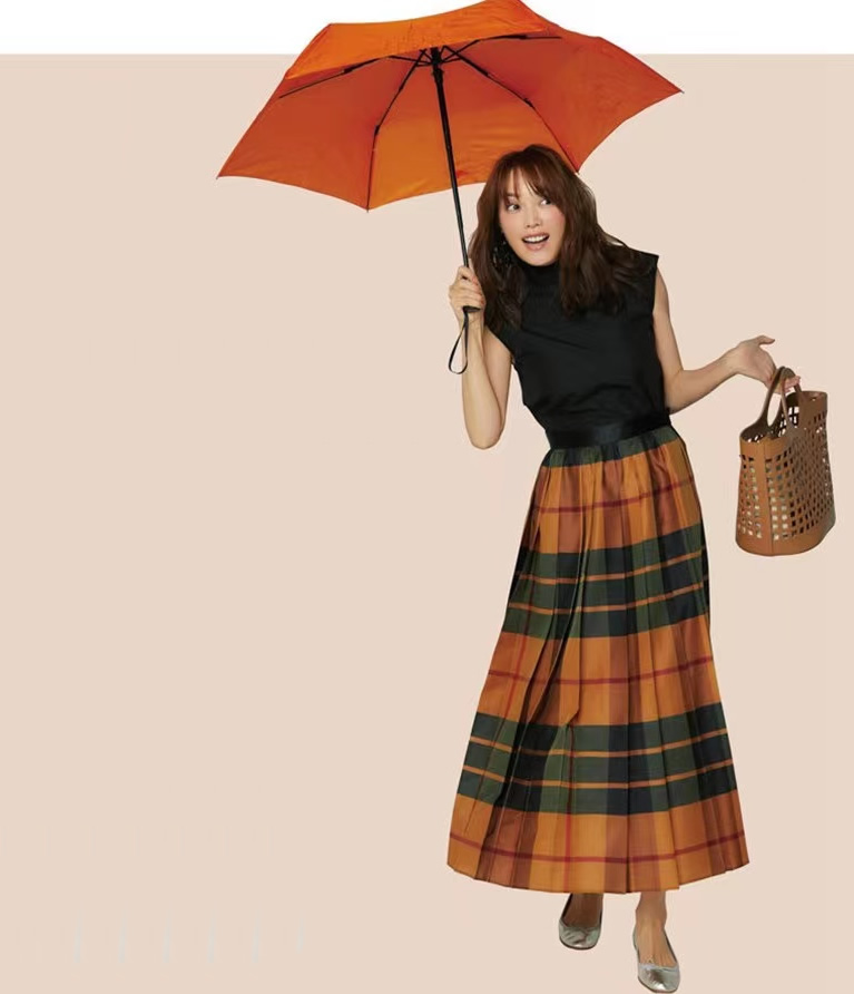 半裙穿搭参考,一件下身半裙搞定多种风格穿搭