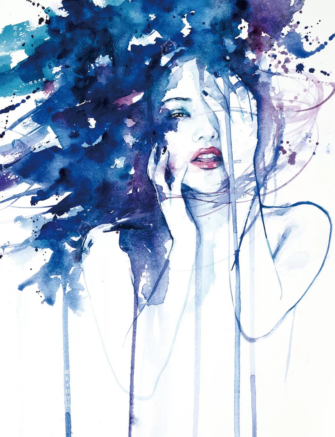 他是抖音水彩第一人，画面充满水墨意境，质感优秀！150万人盛赞