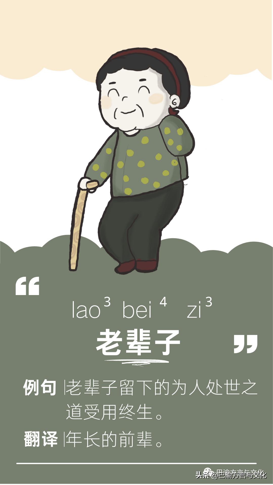 #能看的方言来了#2022重庆方言视觉设计作品展—下里巴人之亲属篇