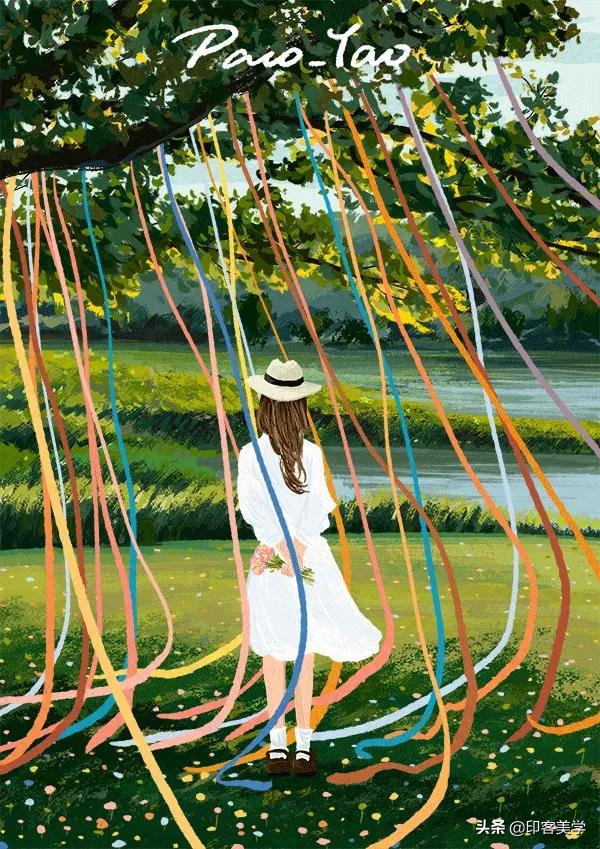 小众插画头像,分享给大家一组我的原创插画头像