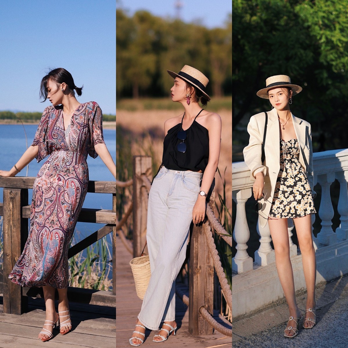 日本时尚博主富冈佳子春夏穿搭,范思哲春夏时尚博主