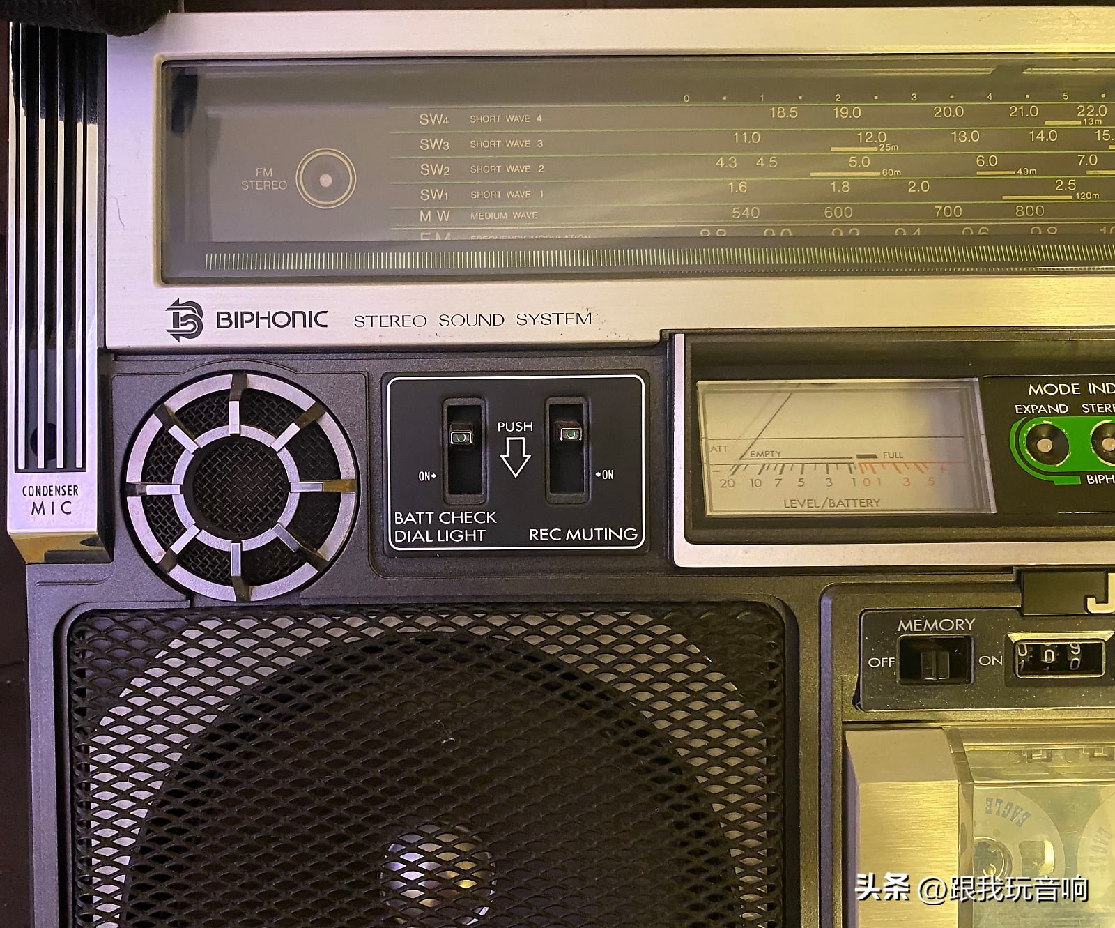 80年代jvc收录机,怀旧微型收录机音响