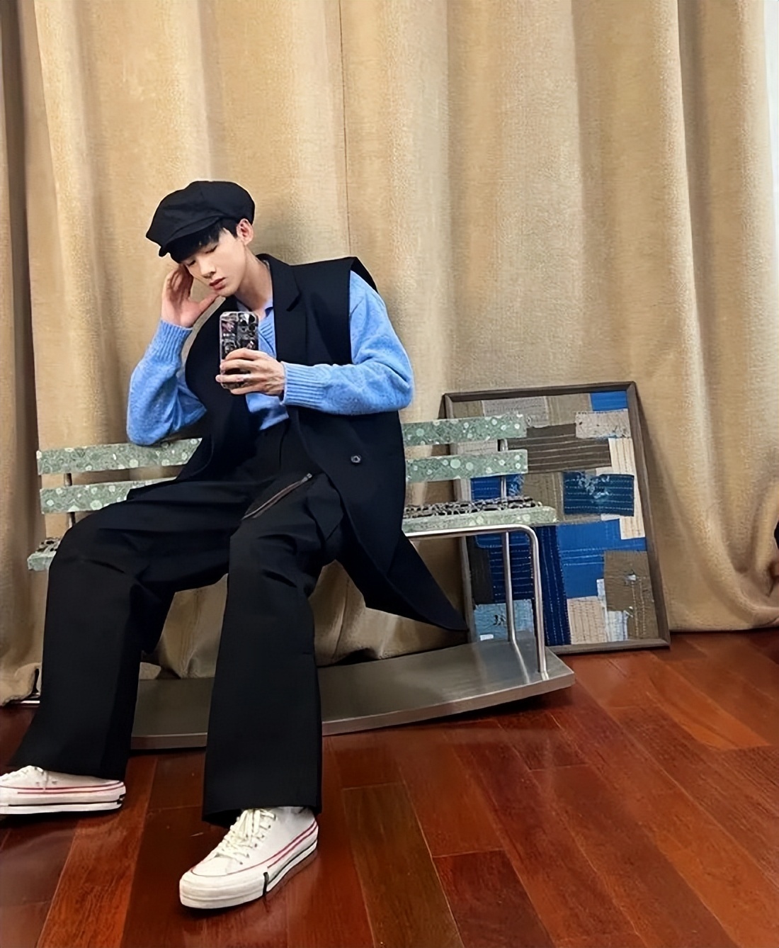 秋日必备穿搭男,冬季马甲穿搭高级感