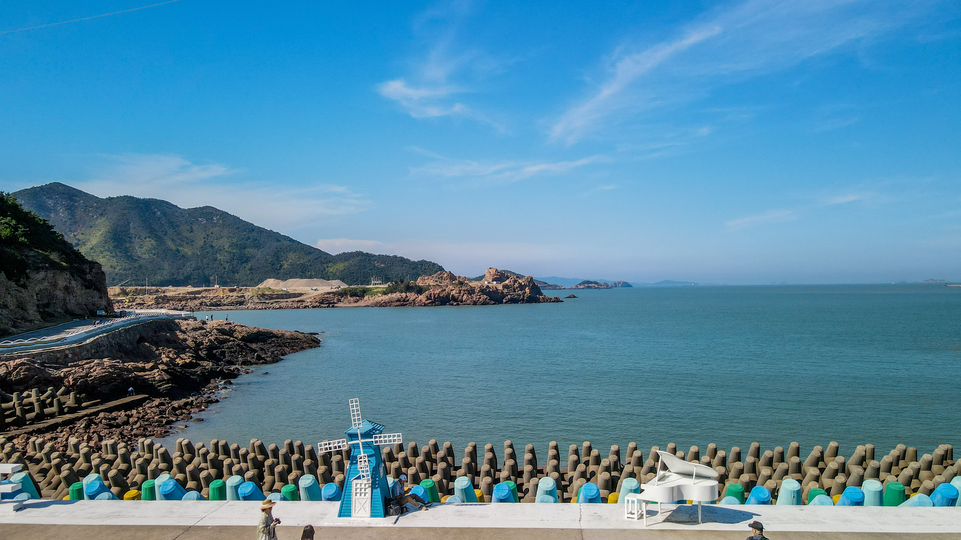 洱海石洞拍照,洞头小洱海天空之镜