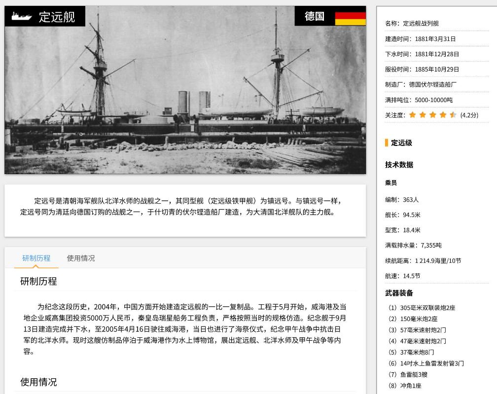 定远舰打捞125年,定远舰残骸回国