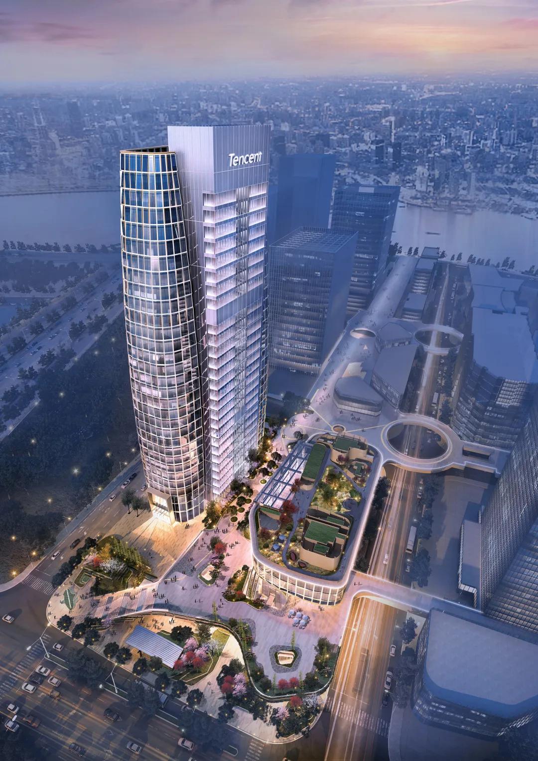 以企业总部办公楼，看中国的全球性互联网科技巨头——腾讯