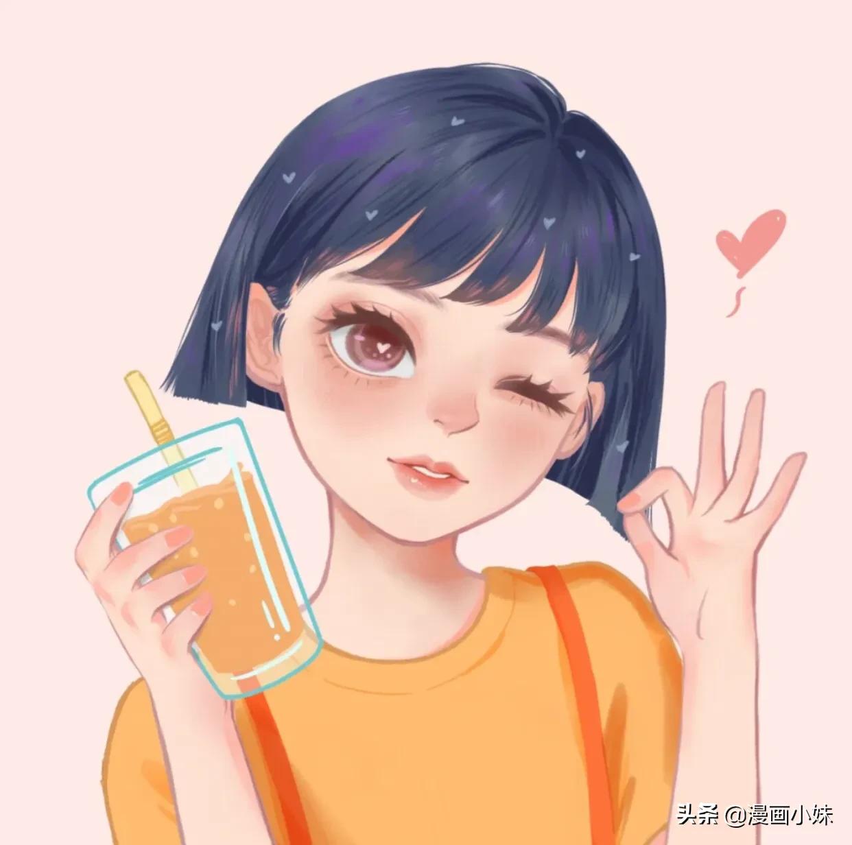 blackpink闺蜜头像2人一人一张,动漫头像女生2021最火闺蜜头像