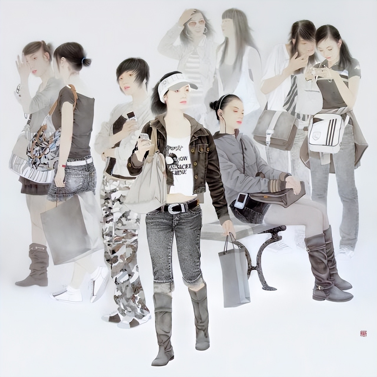 快速教你画中画,快速教学画人