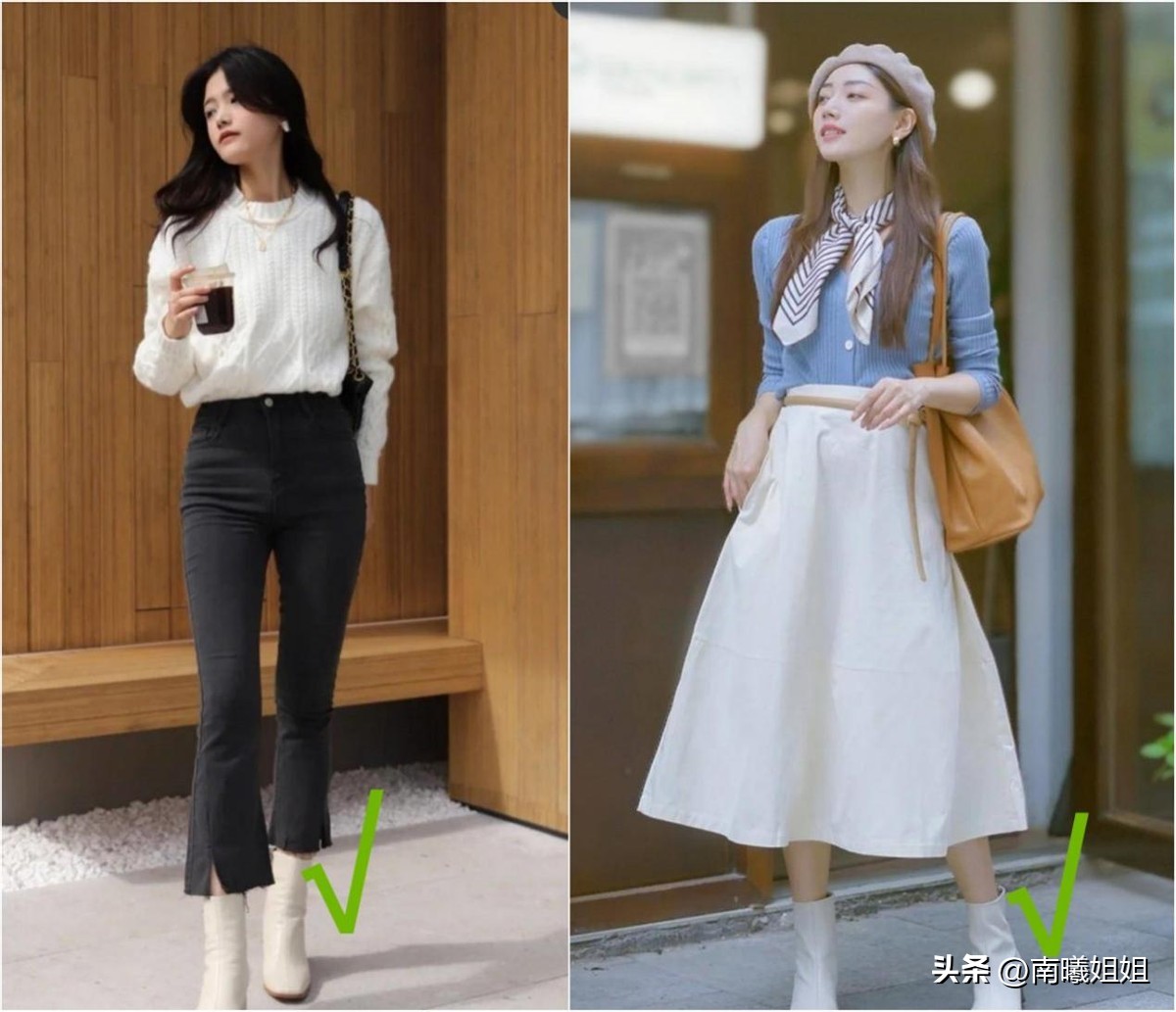 加绒奶奶靴时髦又好看,奶奶靴