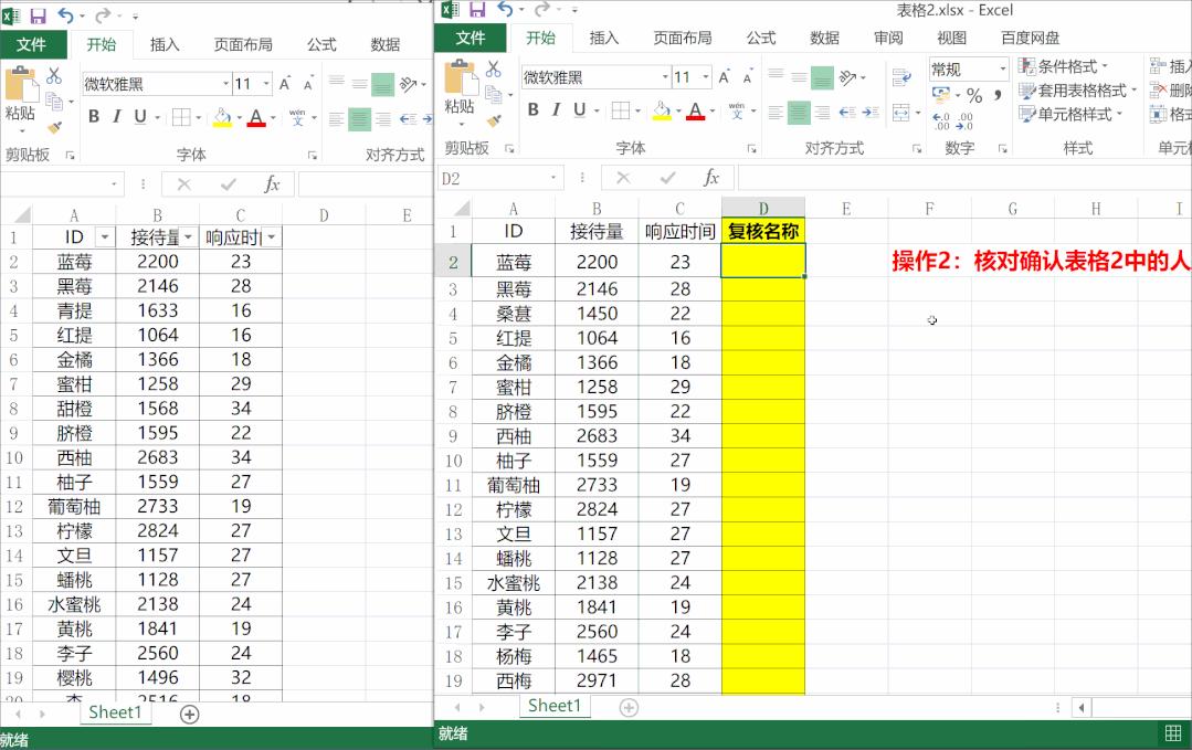 excelvlookup比较两张表的差异,excelvlookup两表数据对比