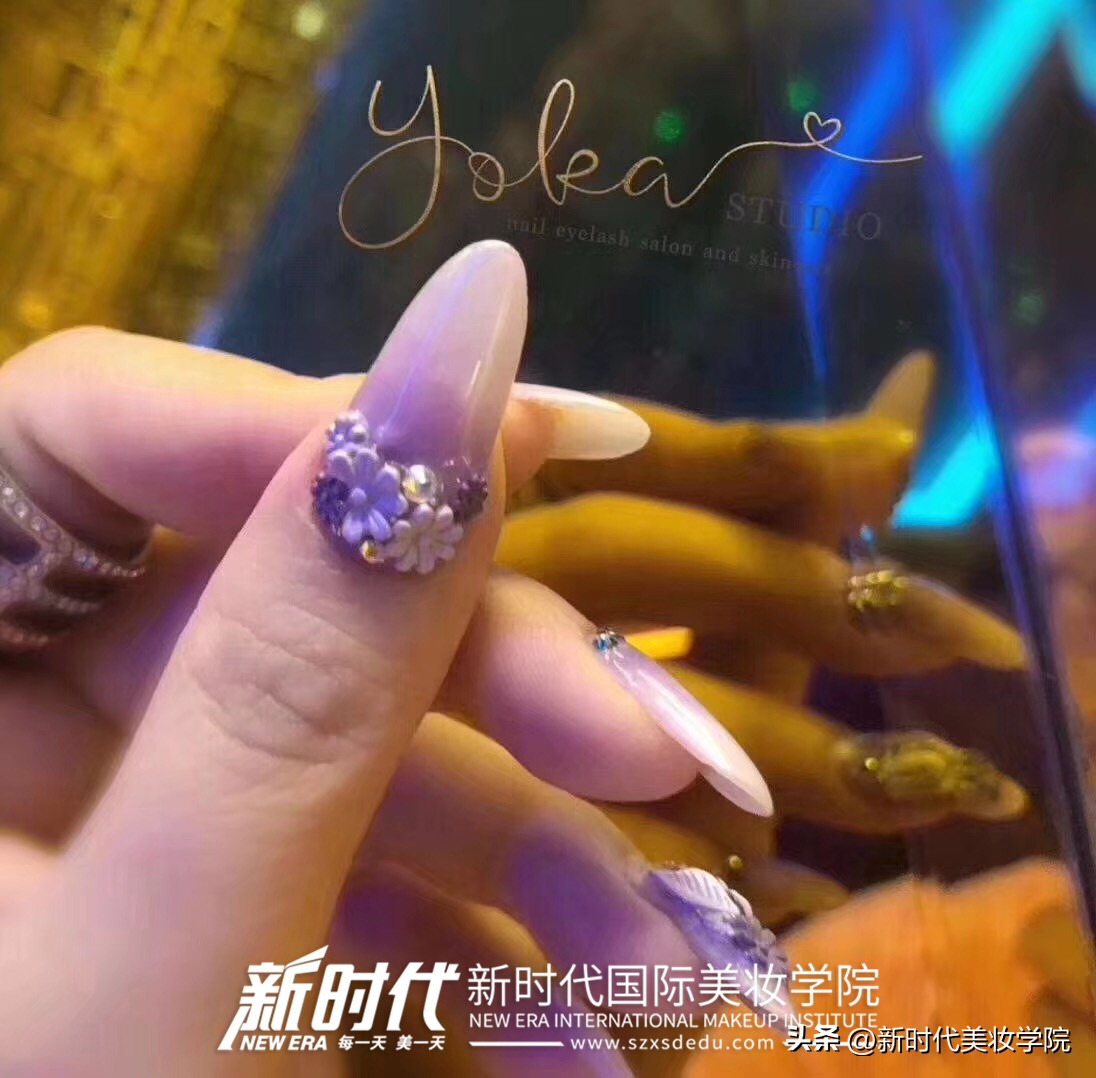 女生学什么技术有前途美甲,新手学美甲应该学什么技术