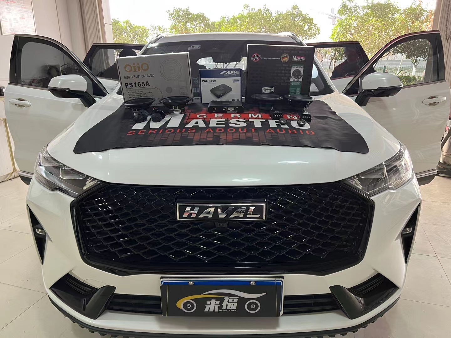 哈佛h6国潮音响原厂效果,哈弗h6改装什么音响好