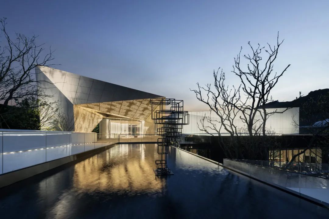 建筑铝材幕墙效果图,建筑装饰铝板设计加工