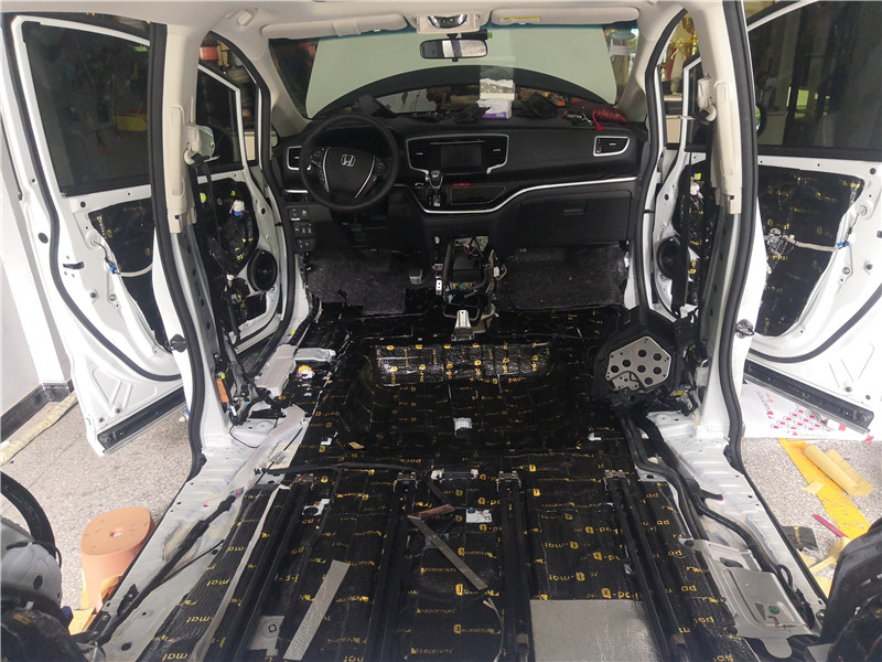 12款奥德赛汽车音响隔音安装教学,本田奥德赛中门隔音改装方案