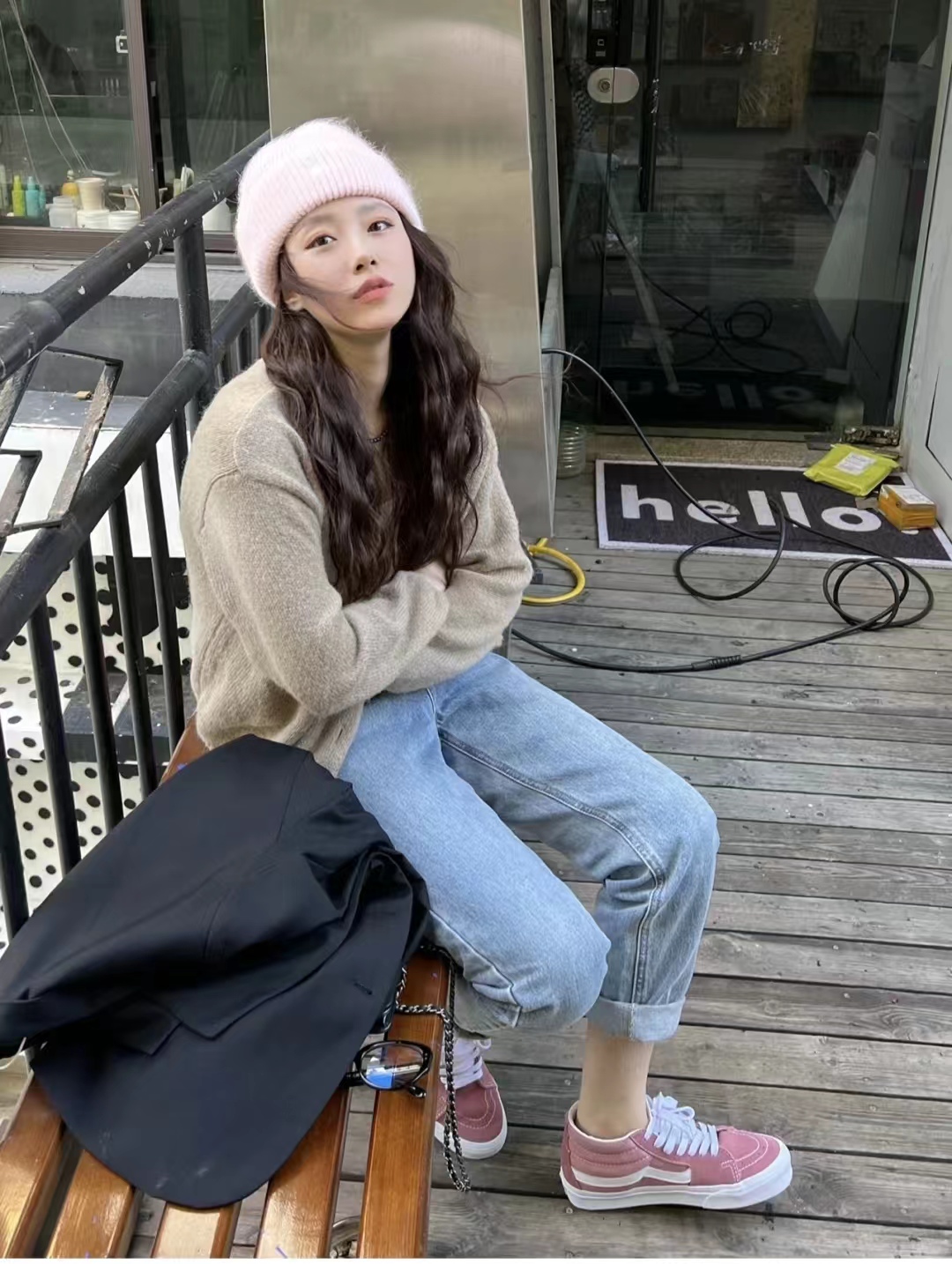 冬季穿搭女生韩系温柔套装,适合冬季15岁女生的时尚穿搭套装