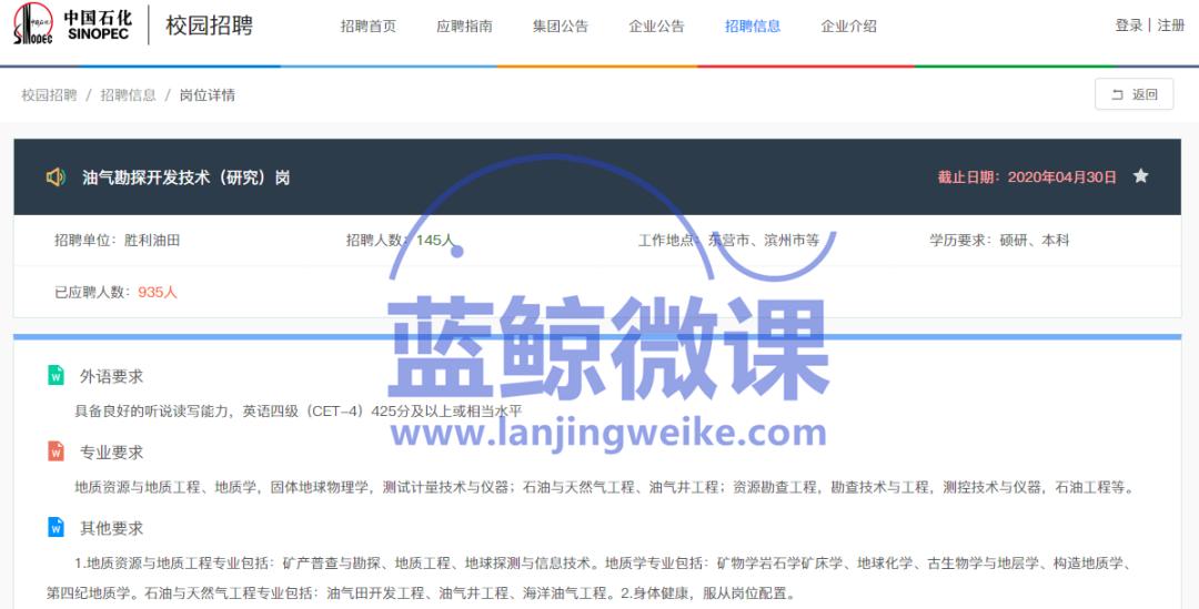 中国石化南化公司2024校园招聘,中国石化校园招聘的工作