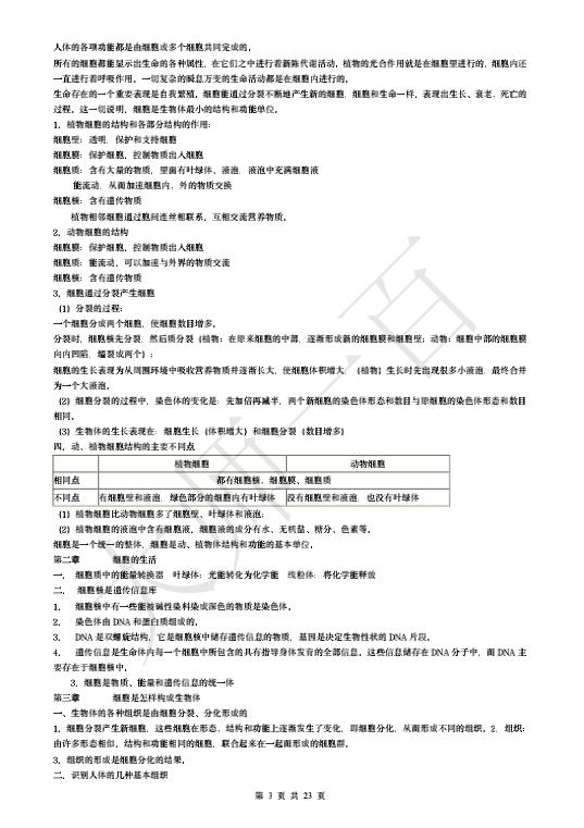 广东2023会考生物试卷,人教版初中生物会考试题及答案