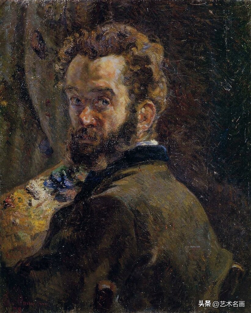 美国印象派大师春天的风景画,色彩丰富的印象派