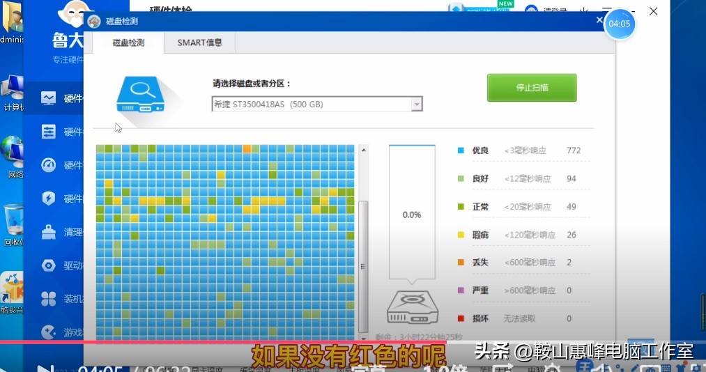 鲁大师硬件体检任务,鲁大师检测2t硬盘需要多久