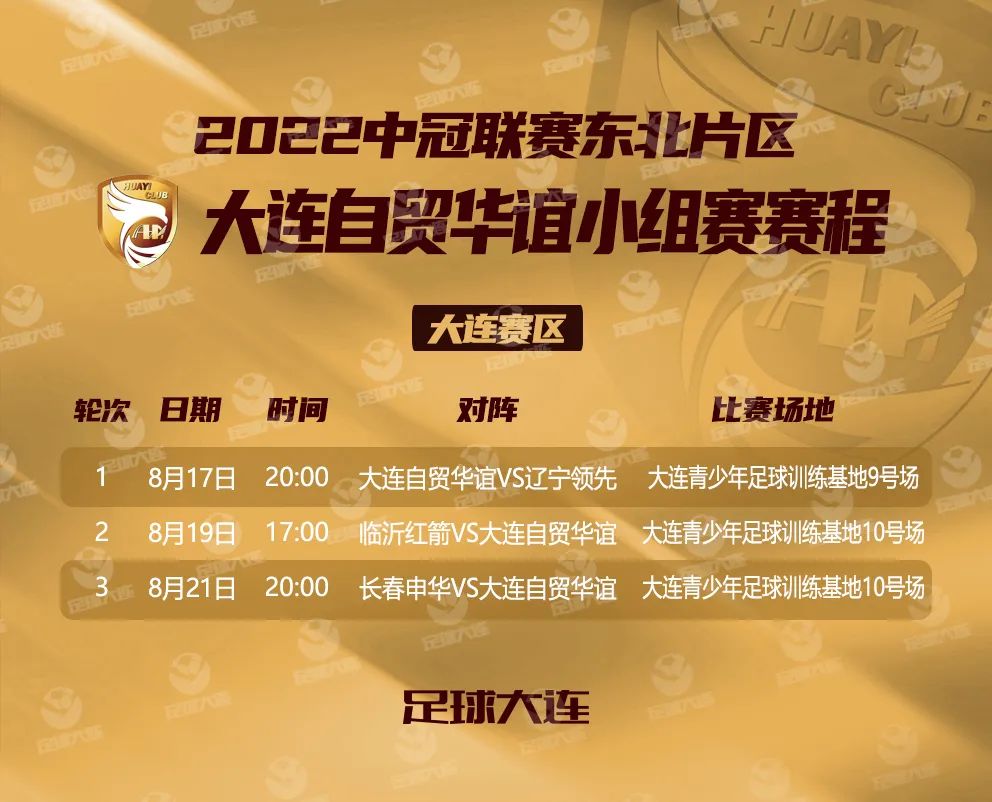 中冠联赛2024大连,大连中冠最新赛程