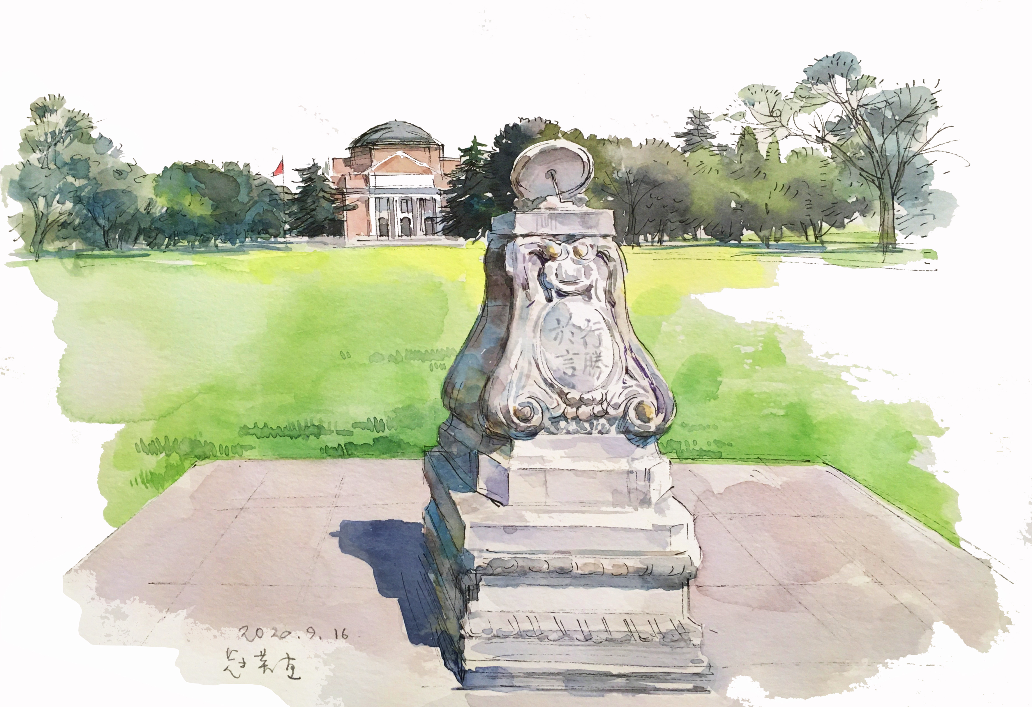 纪念吴冠中100周年,吴冠英老师作品