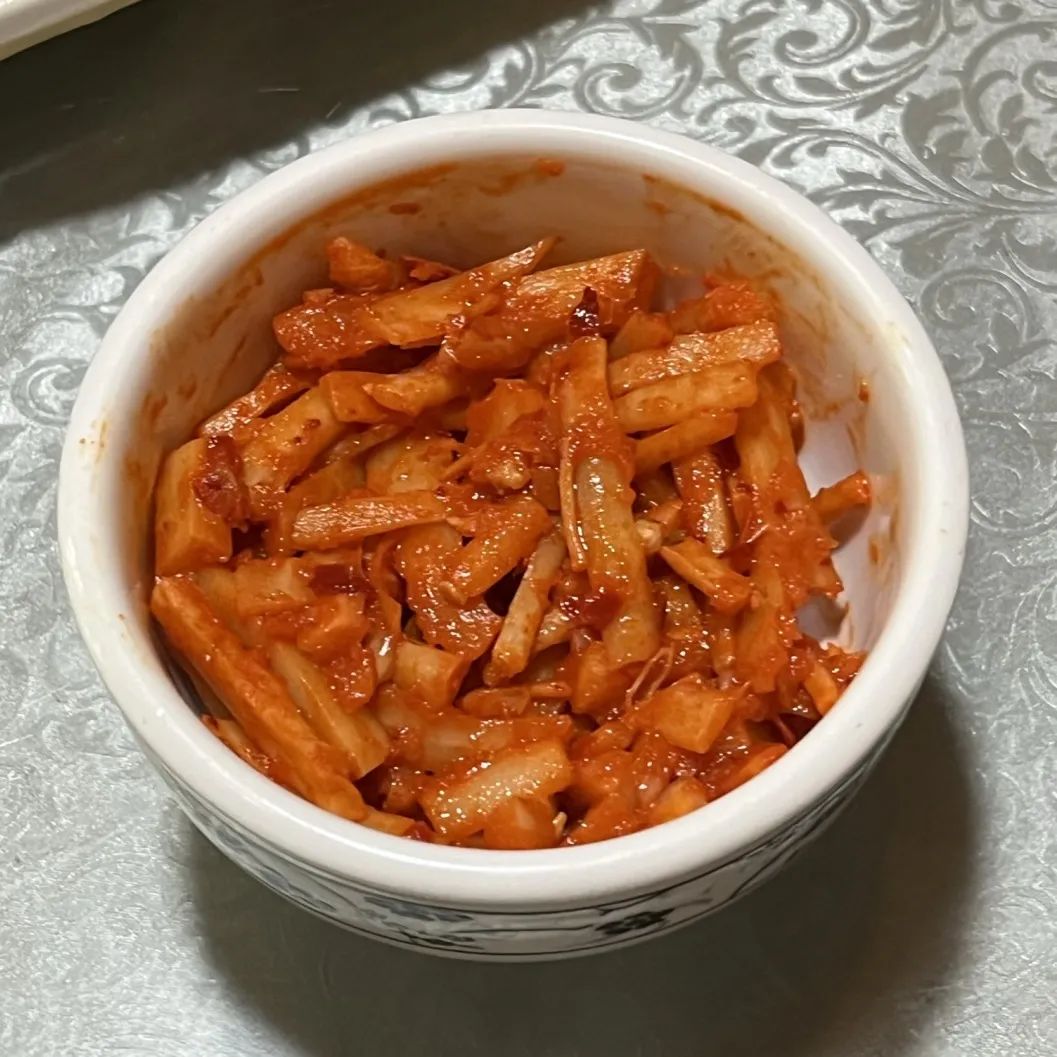 妈，我也想吃水捞饭