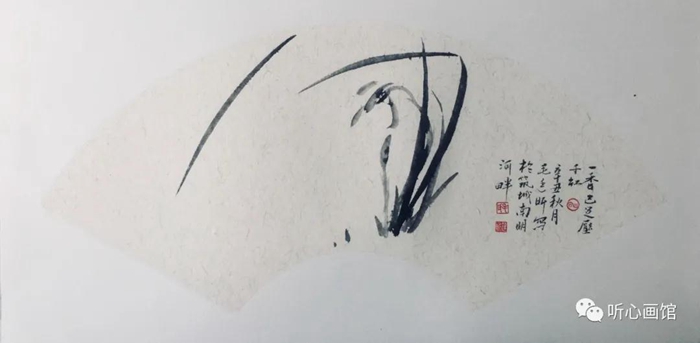 国画工笔画兰花作品欣赏,国画大师霍春阳兰花作品欣赏