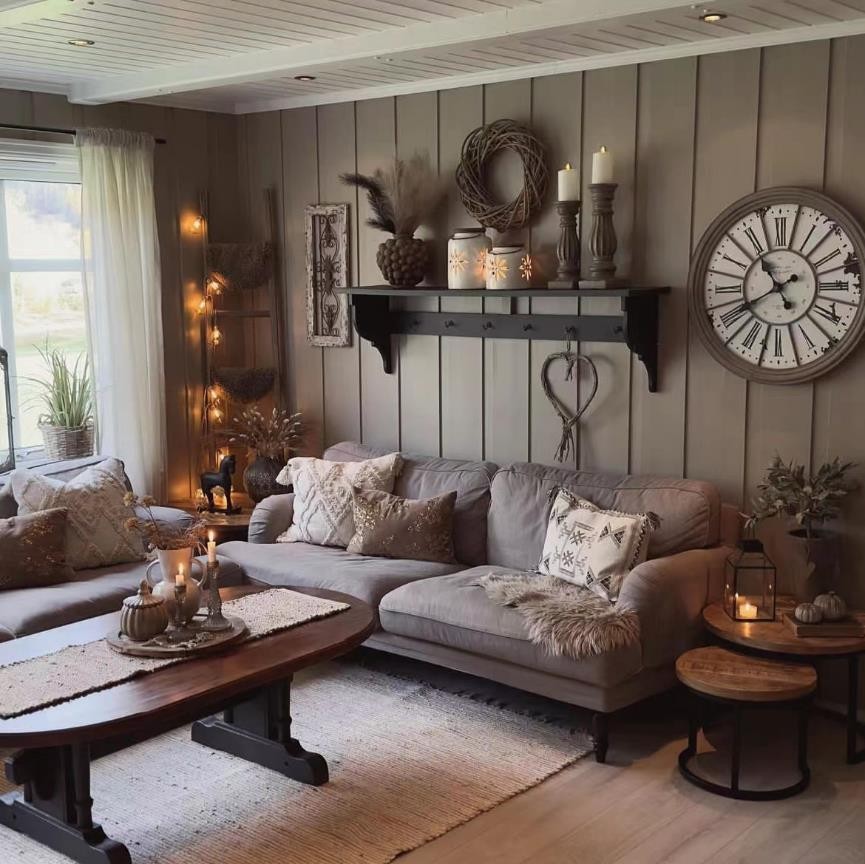 54岁挪威太太亲手布置家，改造旧家具自己做手工，不奢华却暖暖的