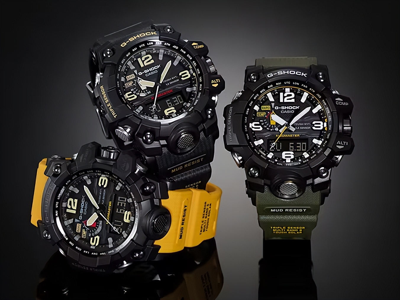 十大优秀户外运动手表推荐（五）卡西欧G-SHOCK泥王【GWG-1000】