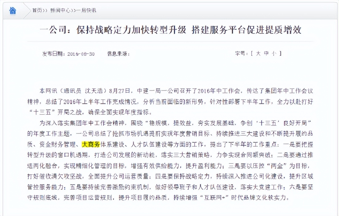 商务管理体系建设,聊聊大商务体系