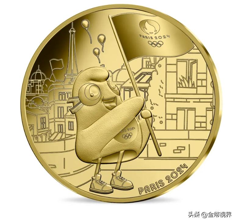 法国2024奥运纪念币,巴黎奥运会纪念币