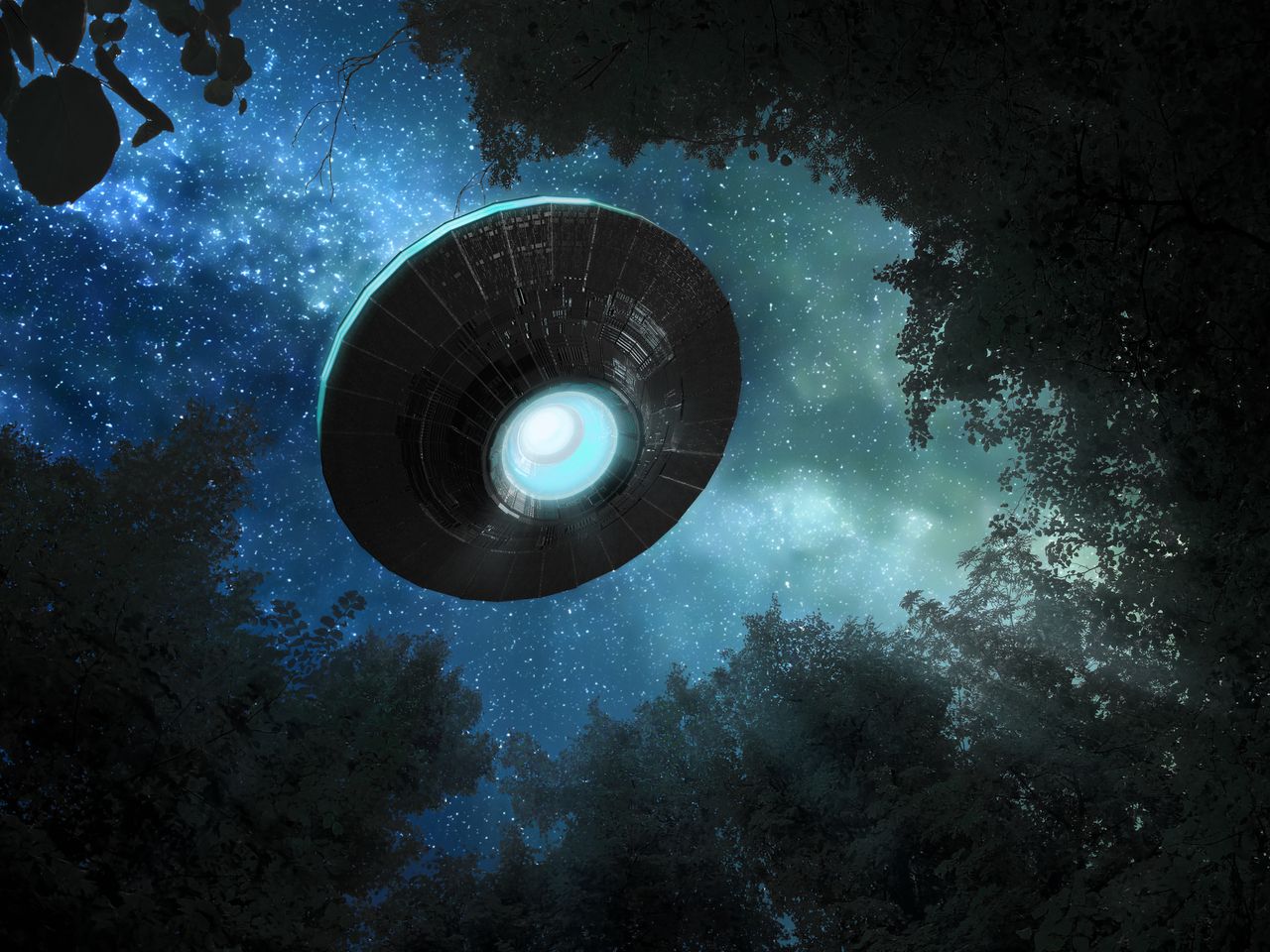 外星ufo飞行器,外星人神秘飞行物