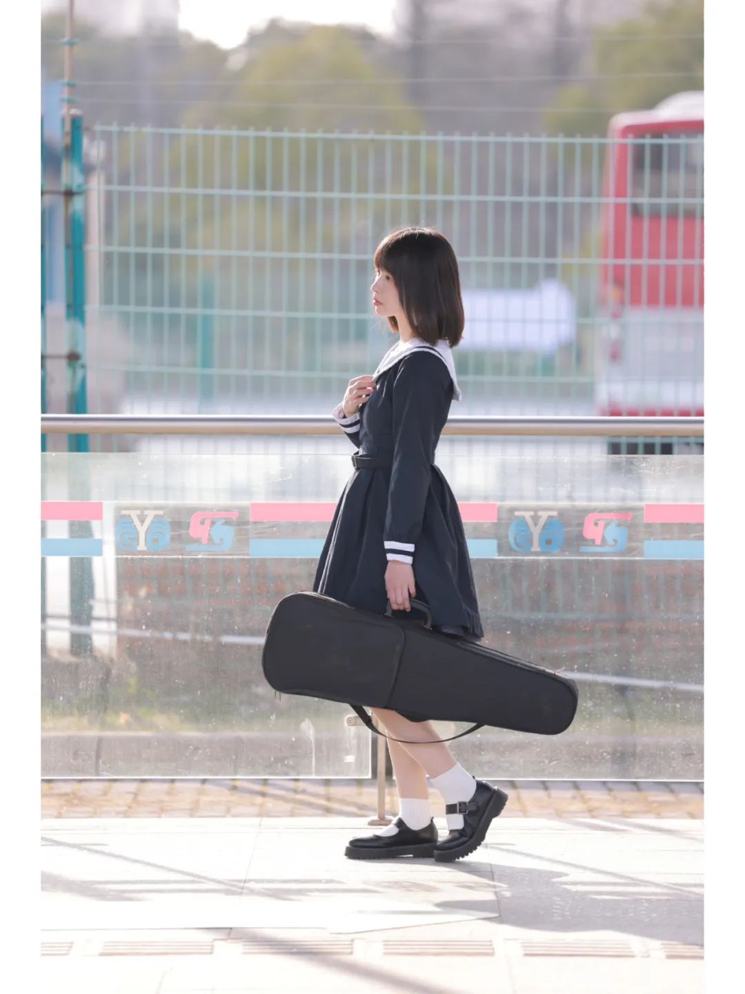 穿jk制服的萌妹子图片,日系jk制服